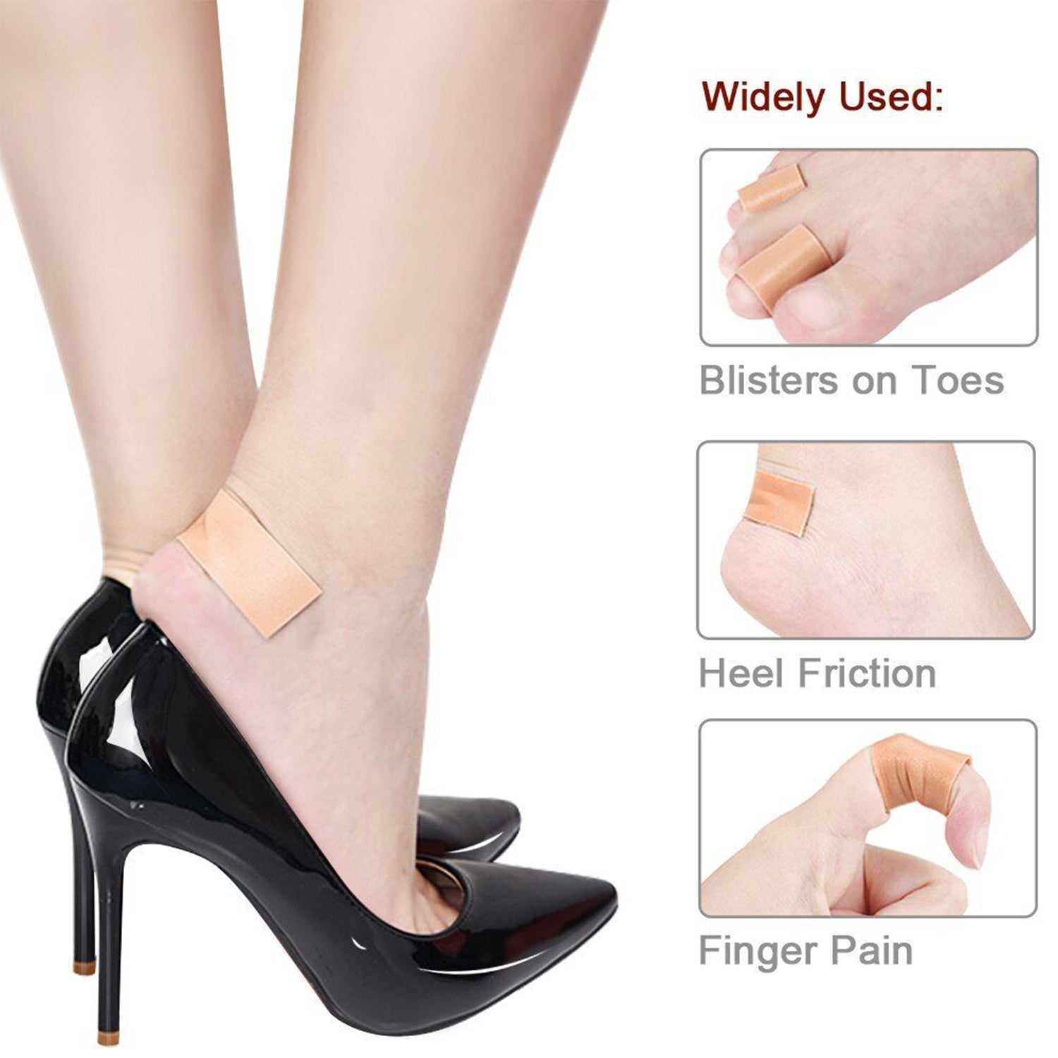 6224 Anti-Wear Foam Cotton Heel Sticker Tape Patch Blister Plaster Waterproof First Aid Blister Pedicure Pad Foot Care Insole DeoDap 6224 Anti-Wear Foam Cotton Heel Sticker Tape Patch Blister Plaster Waterproof First Aid Blister Pedicure Pad Foot Care Insole DeoDap